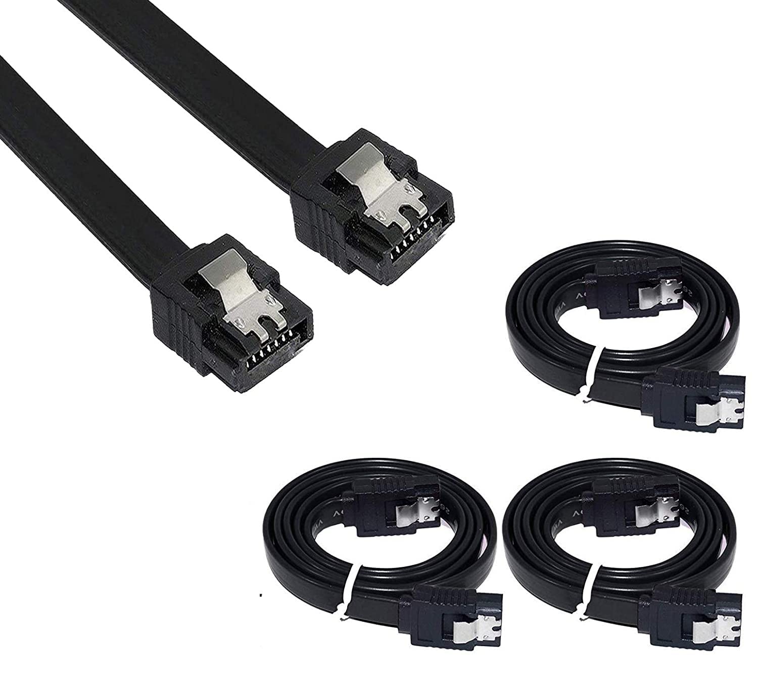 LipiWorld® SATA 3 SATA III Cable Straight HDD SDD Data Cable with Locking Latch for HDD & SSD-Black (Pack Of 3) (B0B3TS2JFC) Amazon Price History, Amazon Price Tracker