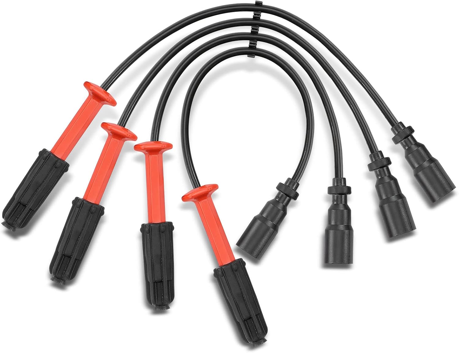 A-Premium Ignition Spark Plug Wires Set of 4 Compatible with Mercedes-Benz W202 C220 1994 1995 1996 L4 2.2L