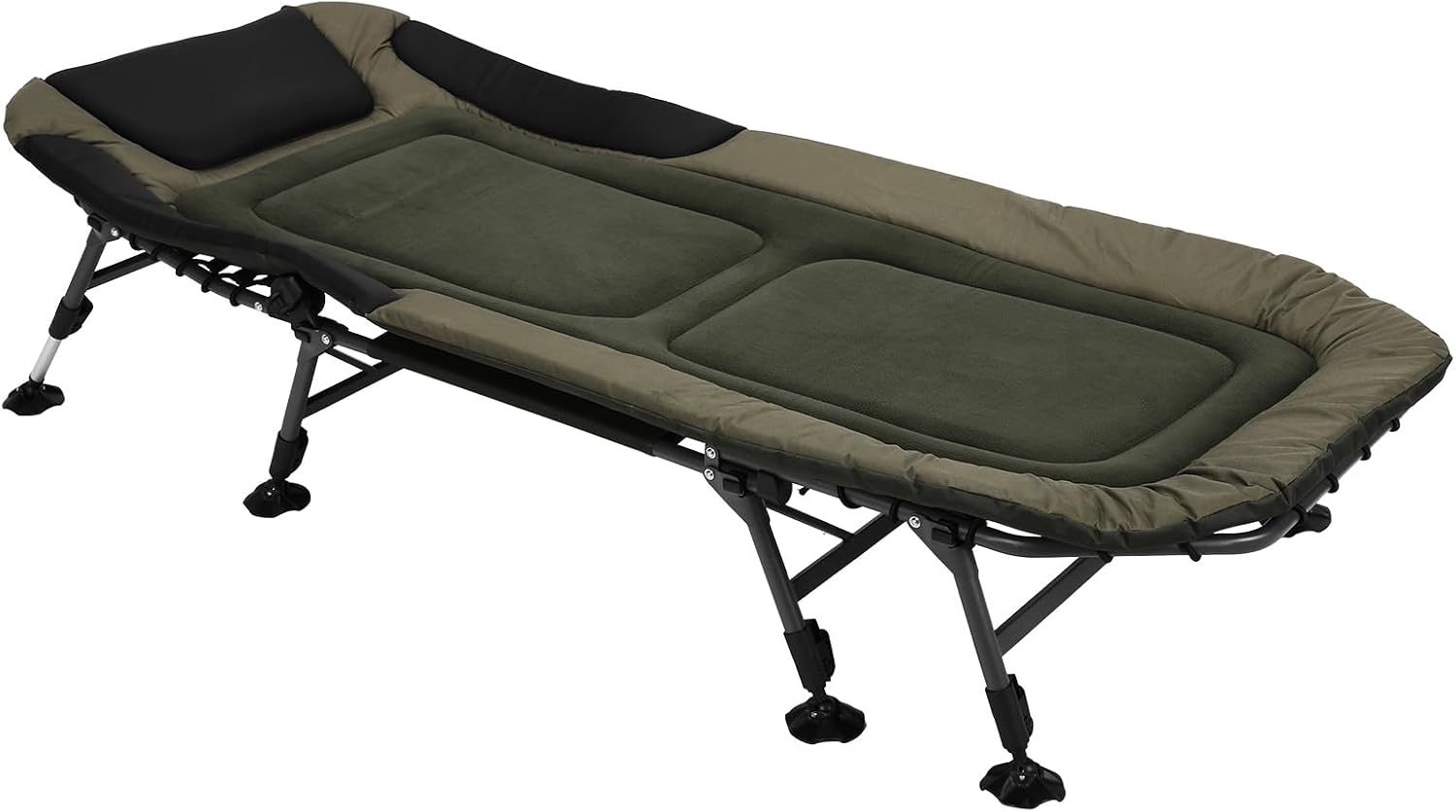 Camping Cots Holds Up to 397LBS Adjustable Sleeping Cot with Carry Bag 33in Wide Portable Bed Easy to Set Up for Home Office Nap and Outdoor Beach
