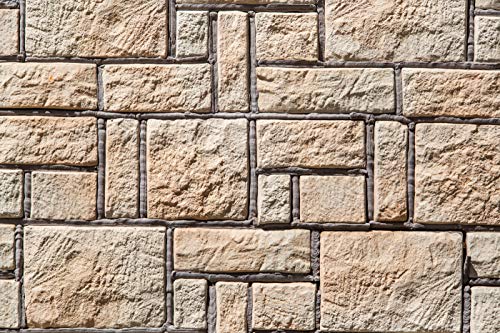 Image of DWELLSINDIA Brick Stone Self Adhesive Wallpaper, Waterproof, Scratch Resistant, Laminated (41cm x 244cm, Multicolour)