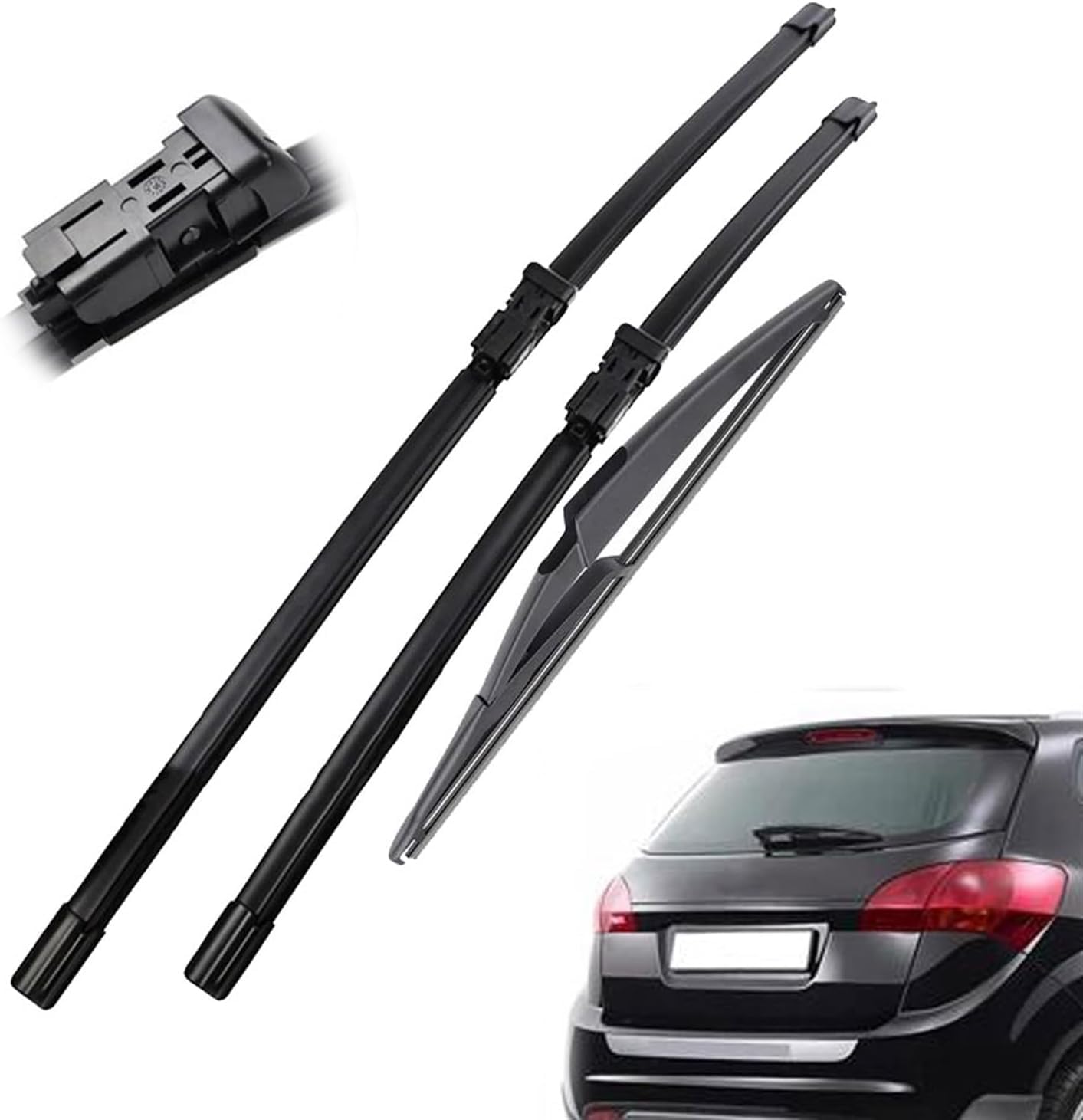 MadongJ Windshield Windscreen Wiper Blades for Kia Venga MK1 2009-2019, Replacement Blades All-Weather Performance Streak-Free Windshield Wipers