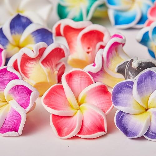 Miniatura 9 de SUNNYCLUE Encantos de cuentas de flores Plumeria