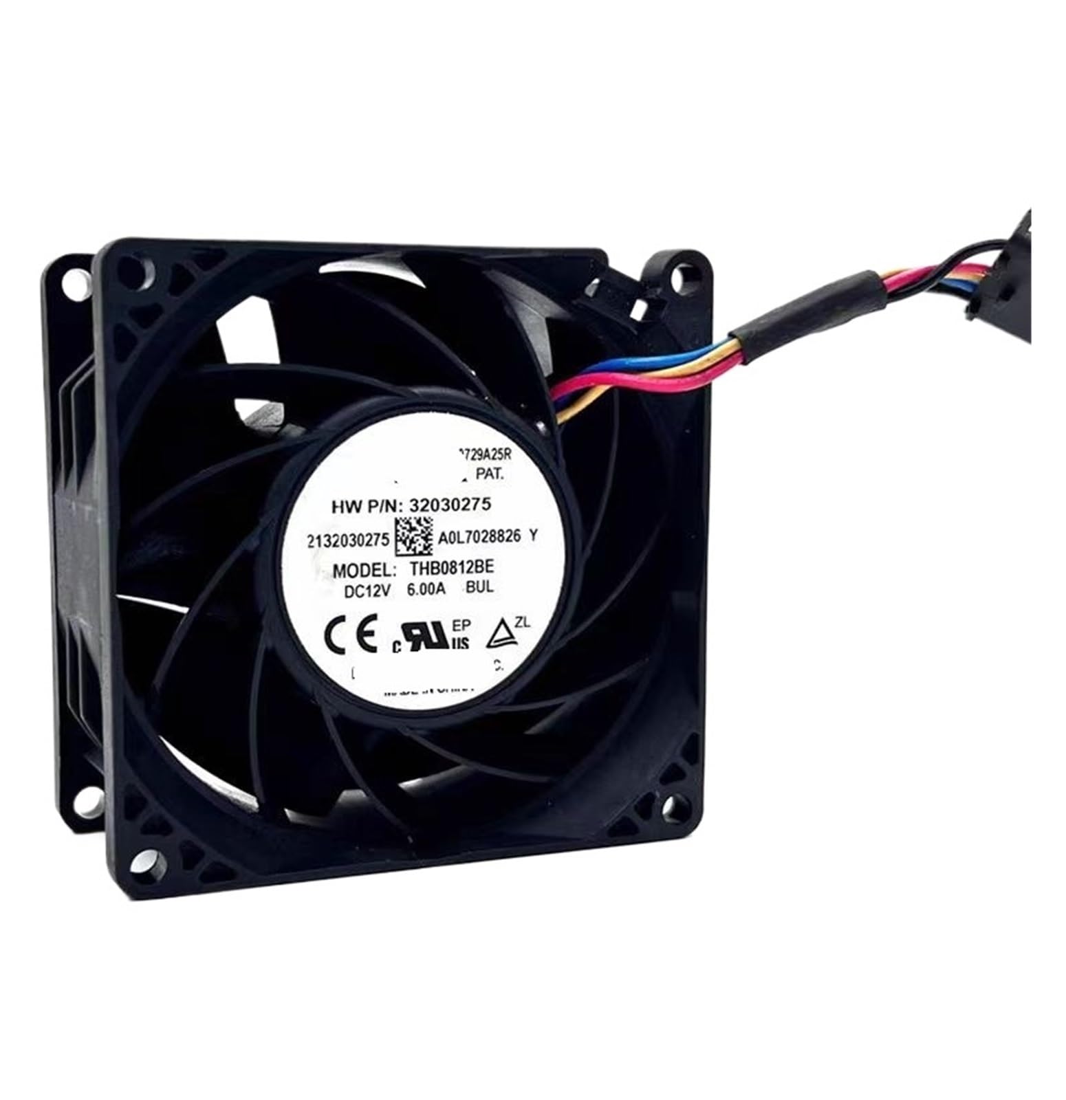 KNIUWMBMH 8038 12V 6A 8CM Cooling Fan THB0812BE.