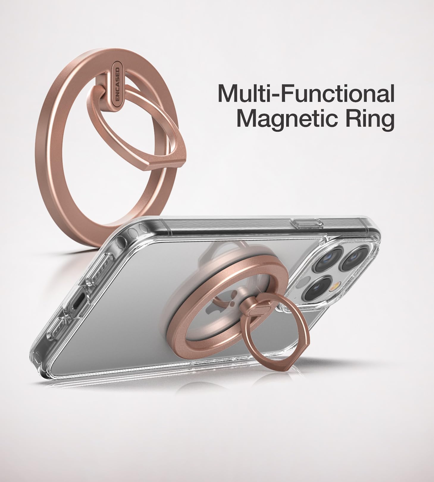 Supporto Magnetico A Anello Per MagSafe – Cavalletto Regolabile 360° Per IPhone 16/15/14/13/12 E Android