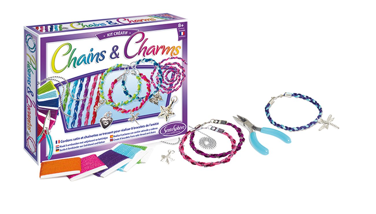 SentoSphère - BOITES A BIJOUX - MOTIFS NORDIQUES - 2 Coffrets à Bijoux à Strasser - Kit Atelier Créatif Enfant - A Partir De 8 Ans - Fabriqué En France