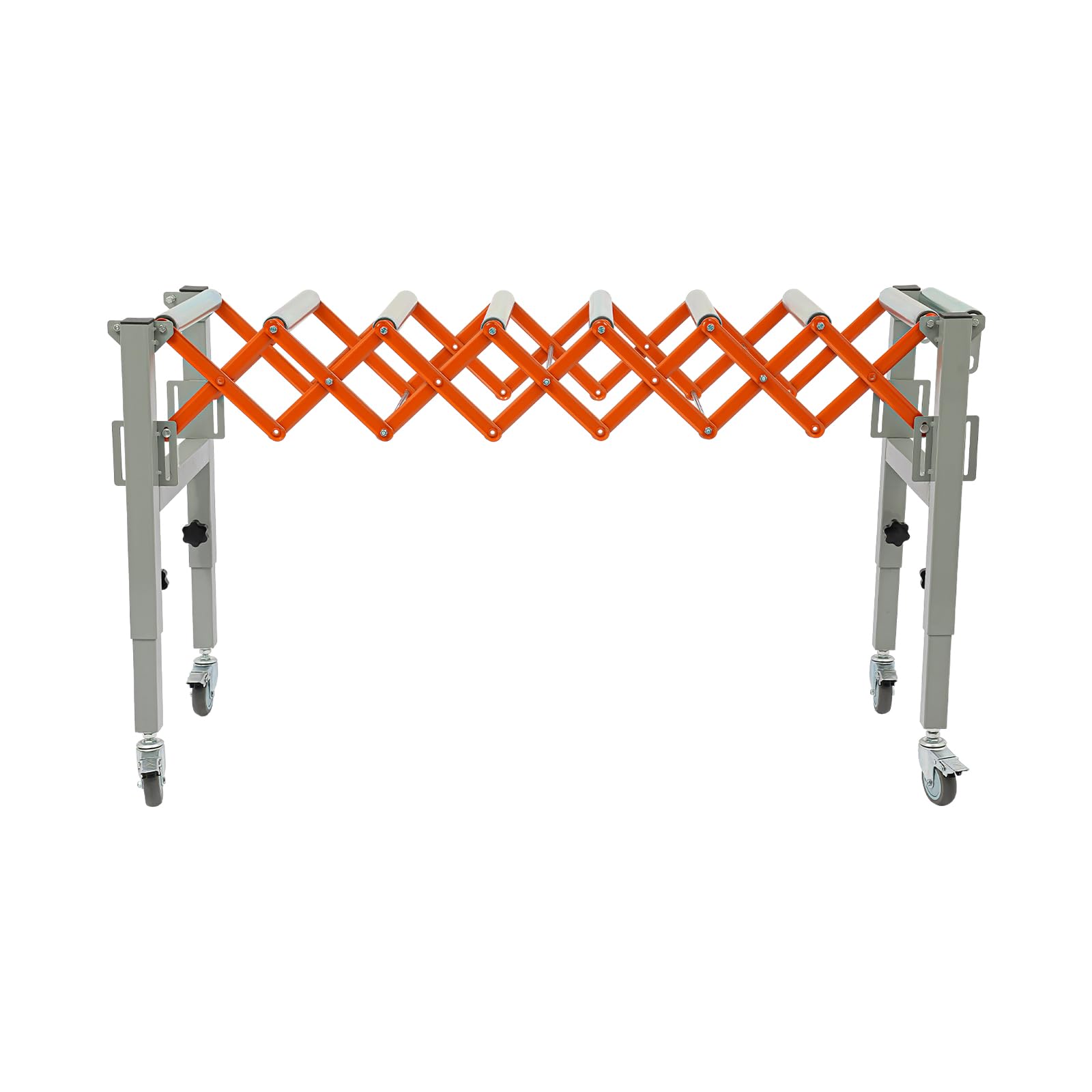 Verstellbarer FöRderrollentisch 130X44Cm, Rollenbahn Bis 50Kg
