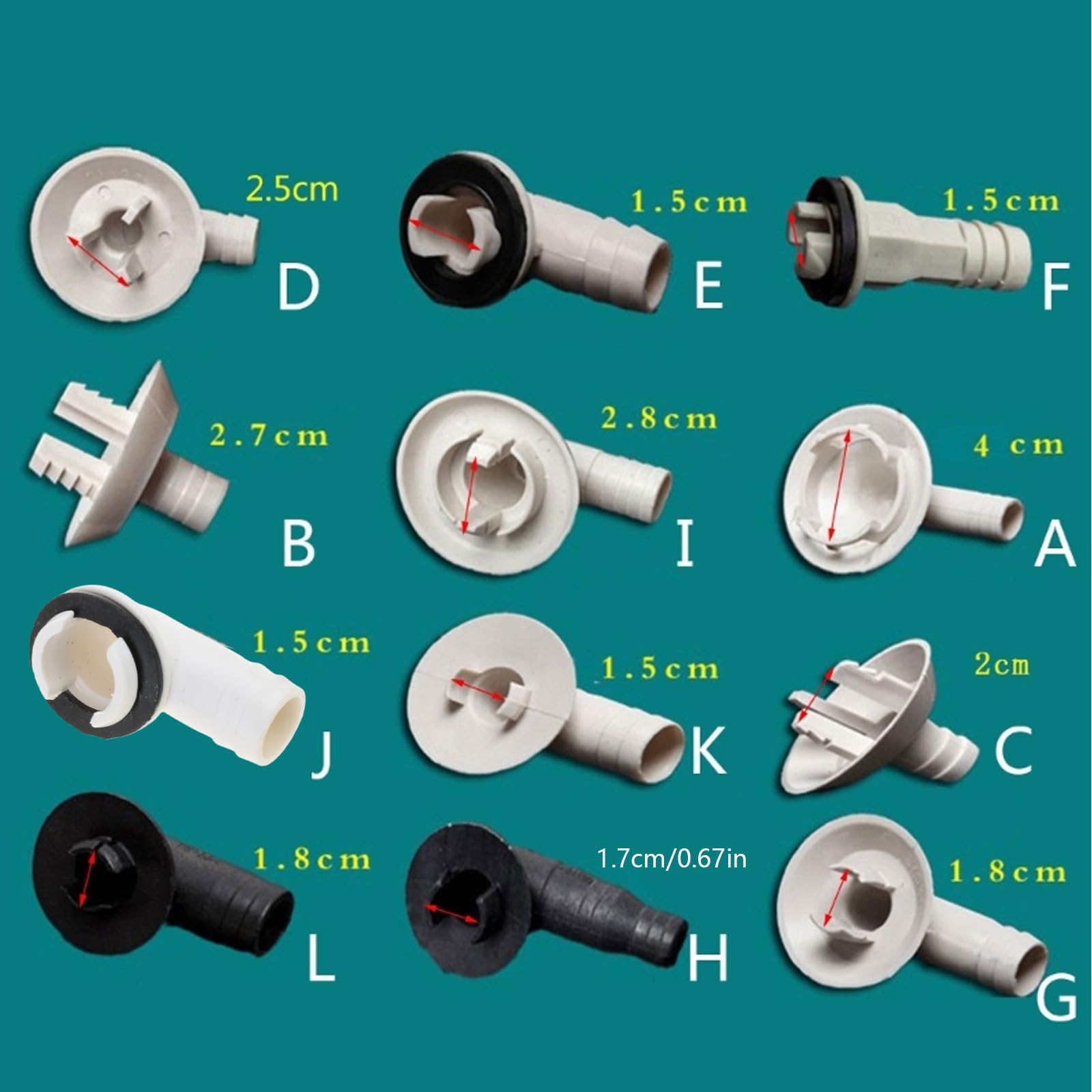 2 Pièces Unité Externe Tuyau De Vidange Connecteur Climatiseur Sortie De Vidange Connecteur Coude Raccord Climatiseur Outil De
