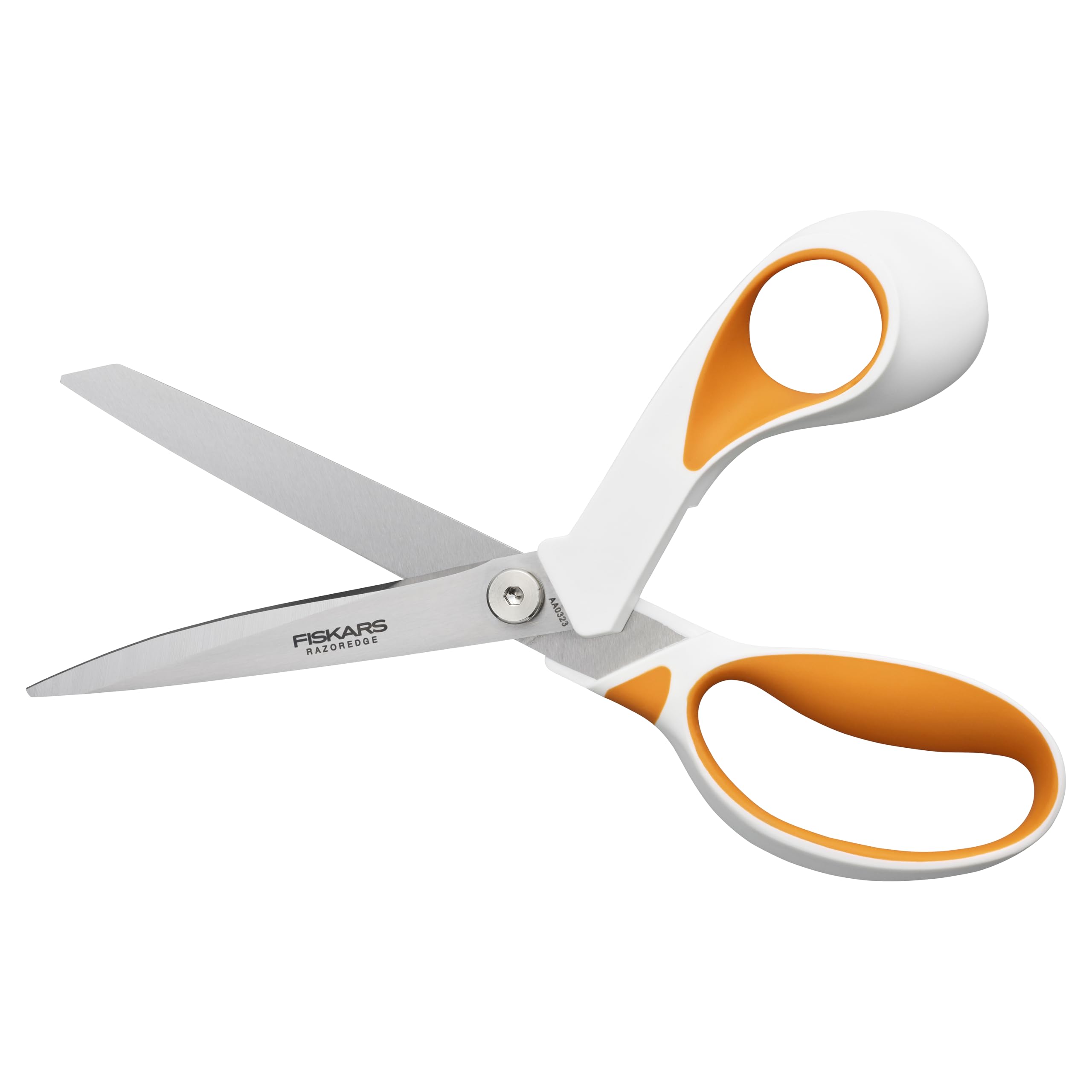 Fiskars RazorEdge Stoffschere, 22,9 cm, robuste Stoffschere mit ergonomischem SoftGrip-Griff, hochwertige Edelstahlklingen