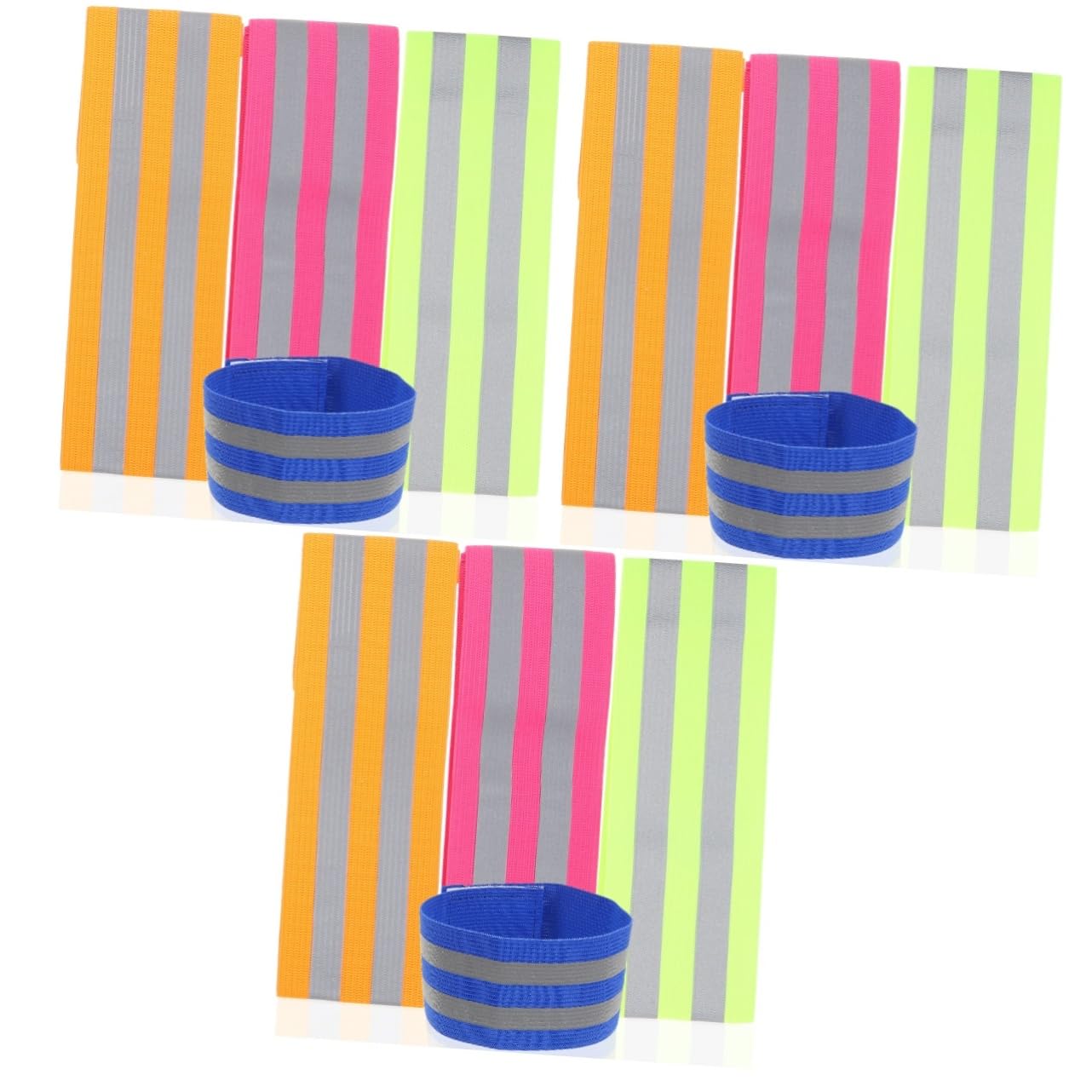 Toddmomy Reflectante para Muñeca Equipo para Exteriores Equipo Reflectante para Corredores Equipo Reflectante Amarillo para Correr Bandas Reflectantes Nocturnas Brazaletes