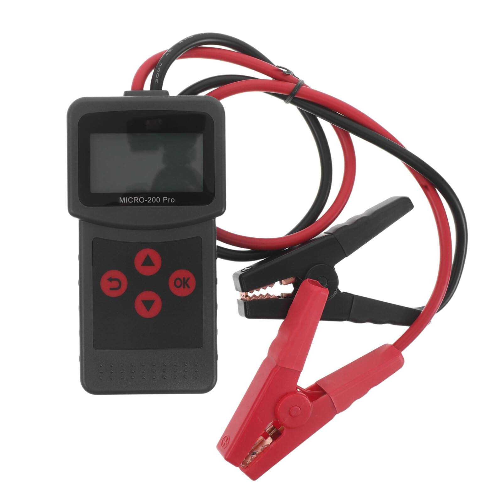 PLAFOPE Tester Akumulatora Samochodowego z Wyświetlaczem LCD Trwały Elektryczny Miernik Napięcia Do Szybkiego i Dokładnego Sprawdzania Baterii Samochodów i Motocykli