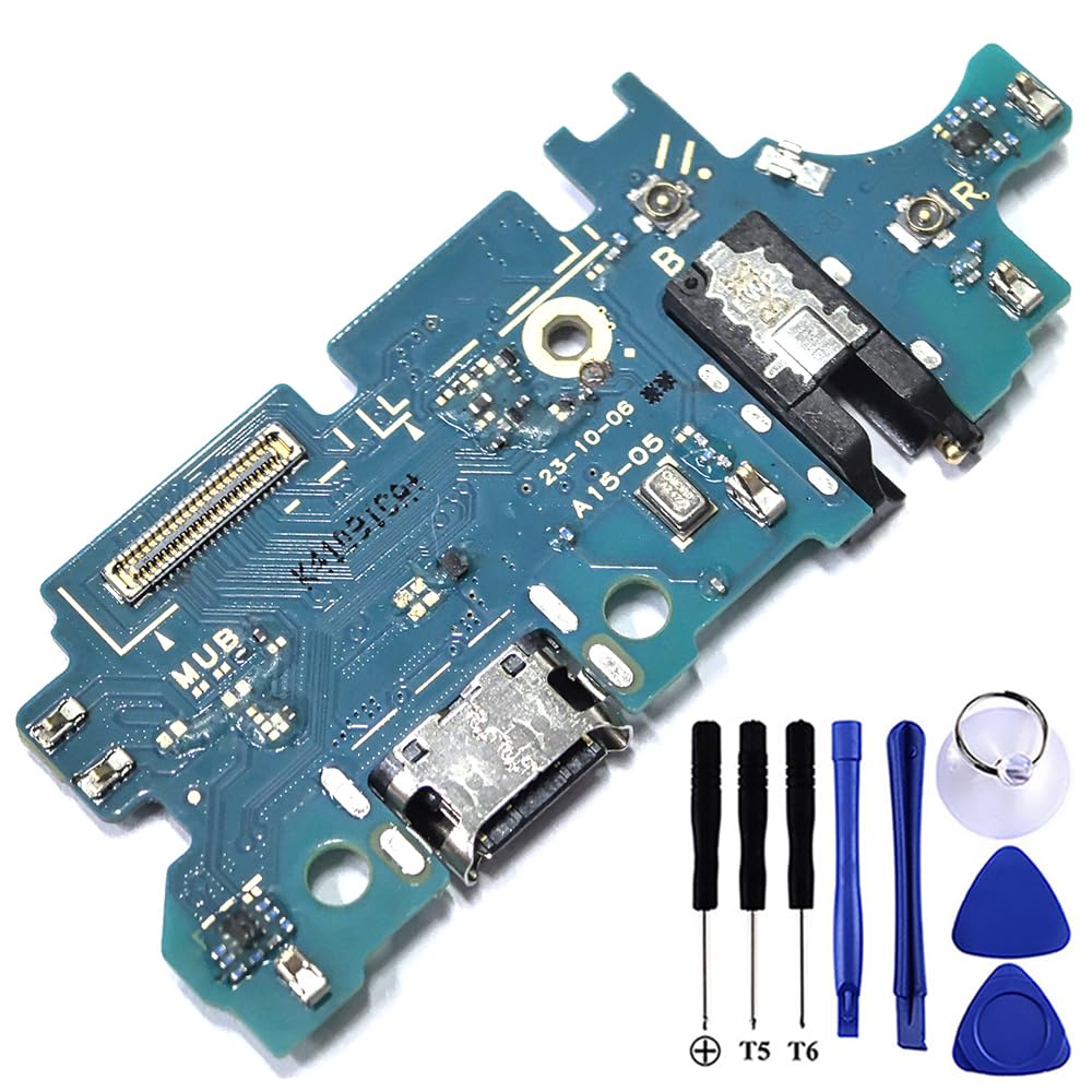 Galaxy A15 5G USB Charging Port Flex Cable Replacement A15 Type C Charger Dock Board Flex Cable Connector for Samsung A15 A156P A156F A156M A156B A156E A156U A156 Repair Part