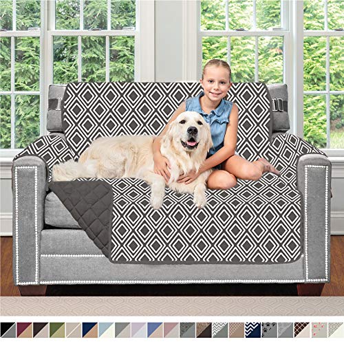 Sofa Shield Original Patent Pending Reversible Chair Protector for Seat Width up to