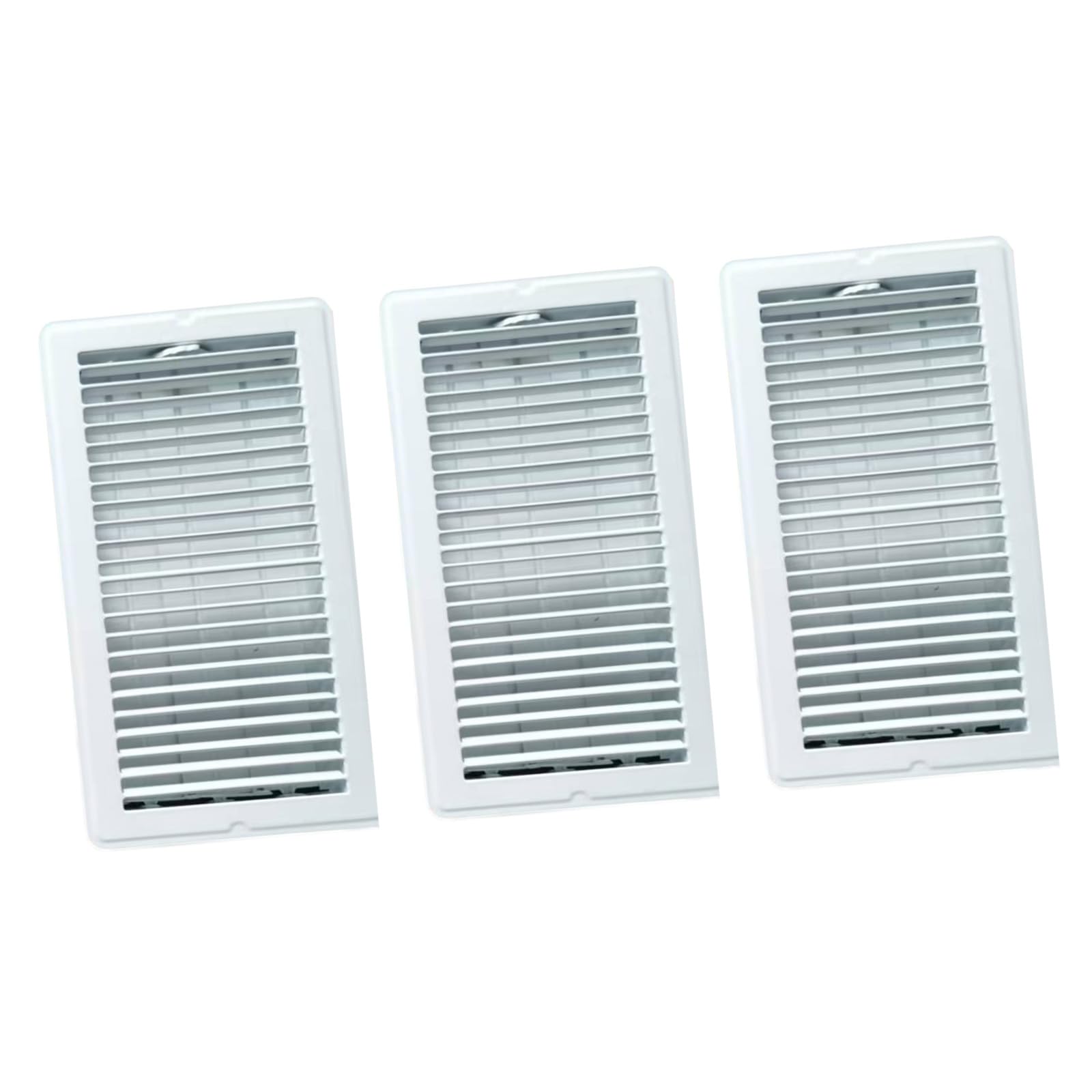 3Pcs High Efficiency Vent Grille Rustproof Air Cover Anti-Blocking Central Conditioner Grille Metal Floor Register Cover Metal Floor Register