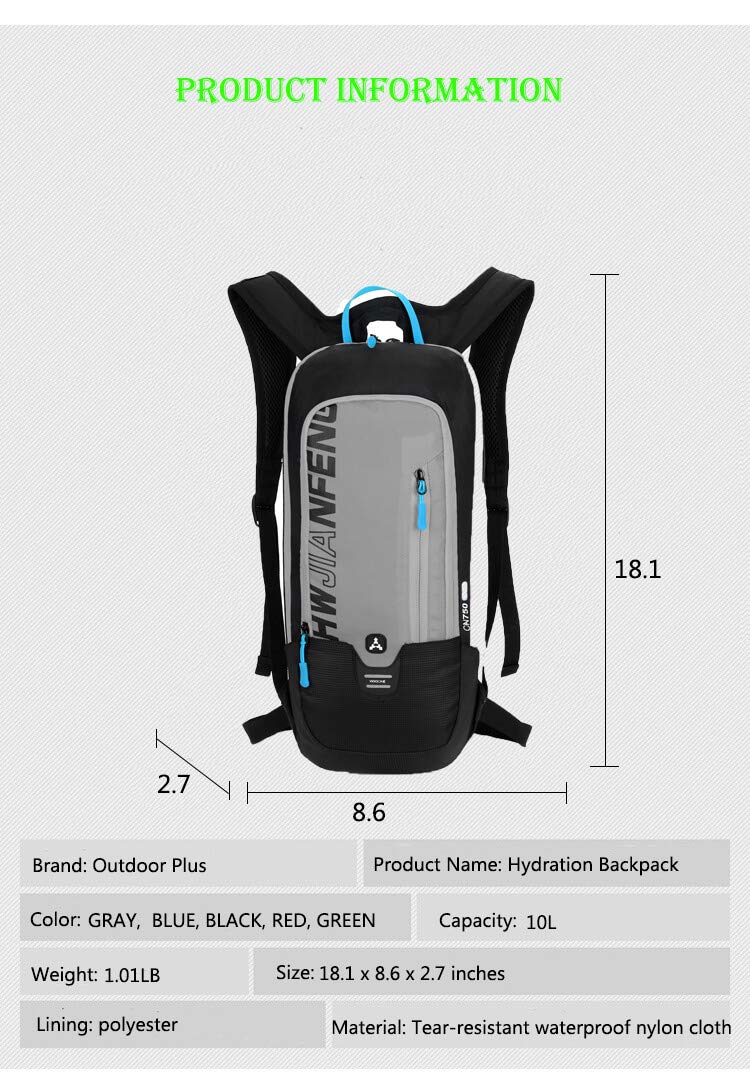 outdoor plus hydration pack