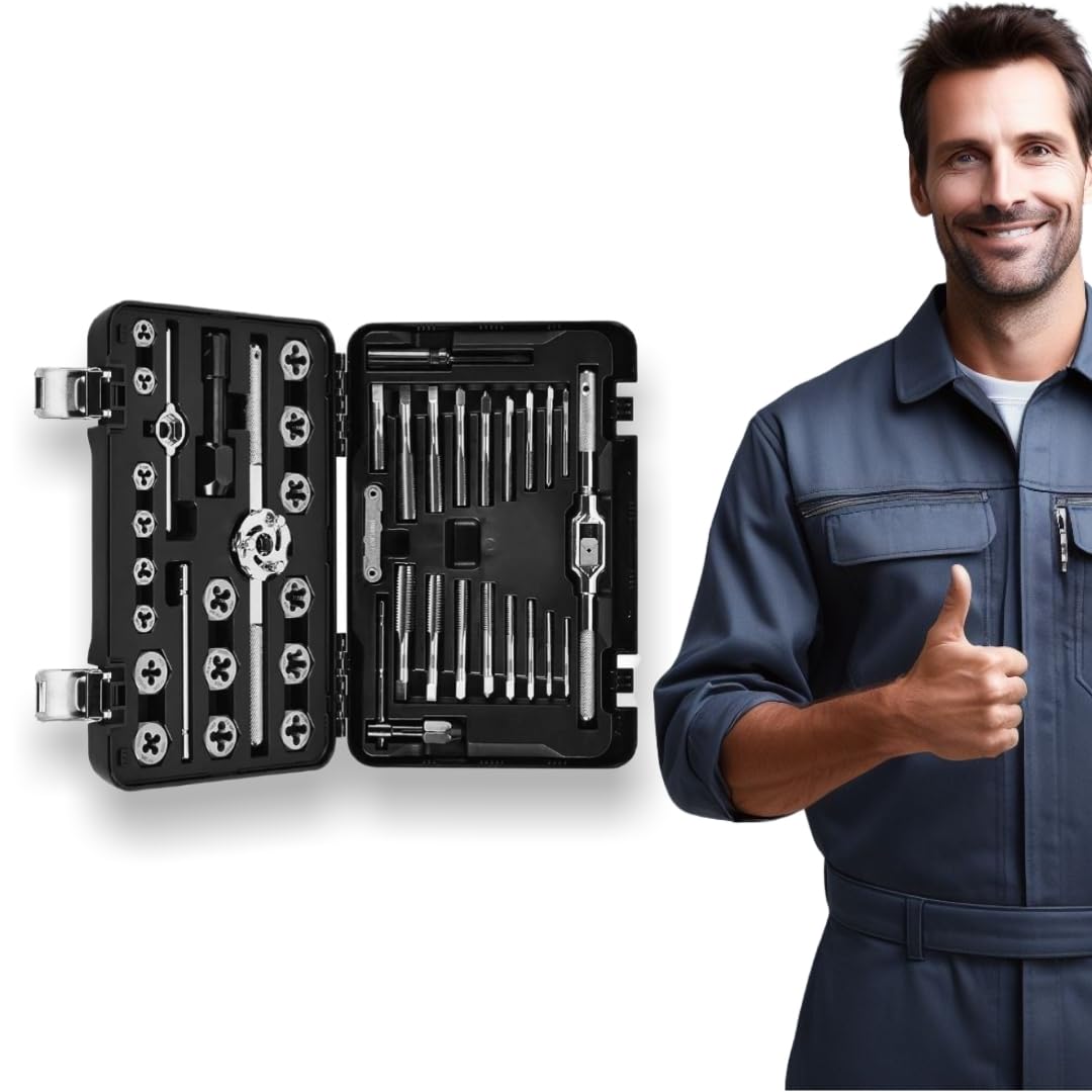 NEW! Fits Icon Professional-Grade Tap and Die Set, 41-Piece NEW! Fits Icon Professional-Grade Tap and Die Set, 41-Piece