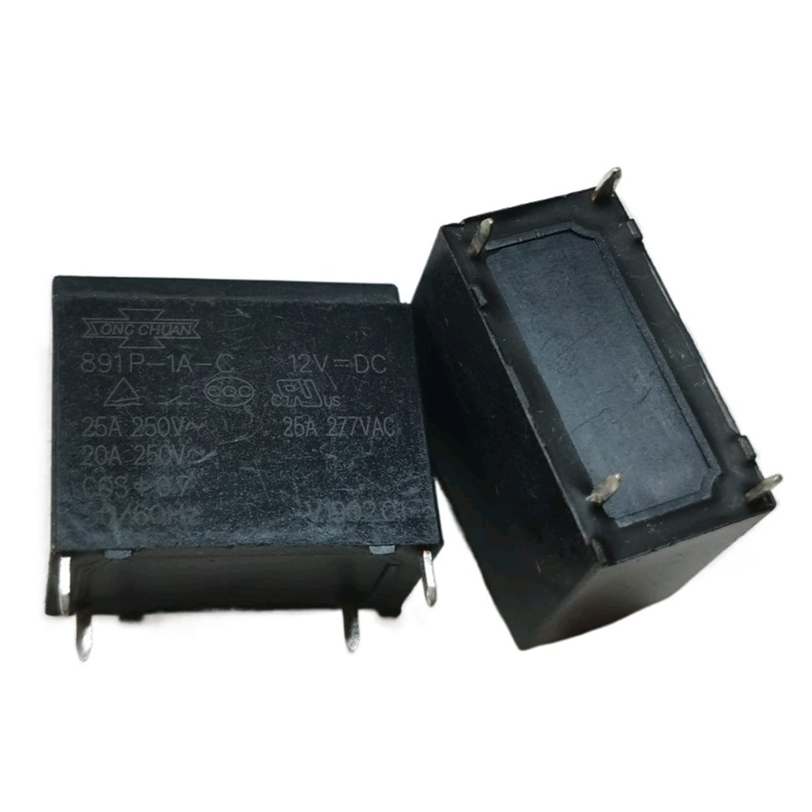 Relais 891P-1A-FC-24VDC composant électronique de rechange 4 broches 25A