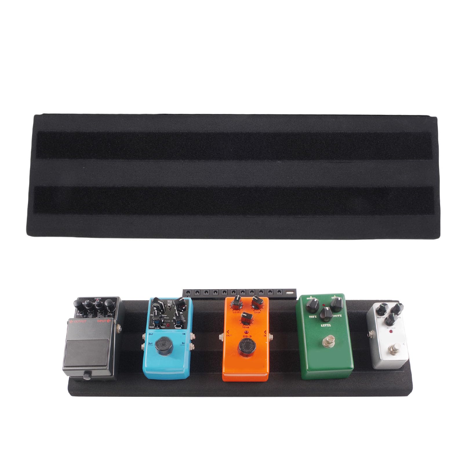 Generic Pedalera de Guitarra, 5 Pedales EVA Antideslizante Pedalboard con Gancho Pedaleras Ligeras para Músicos de Concierto