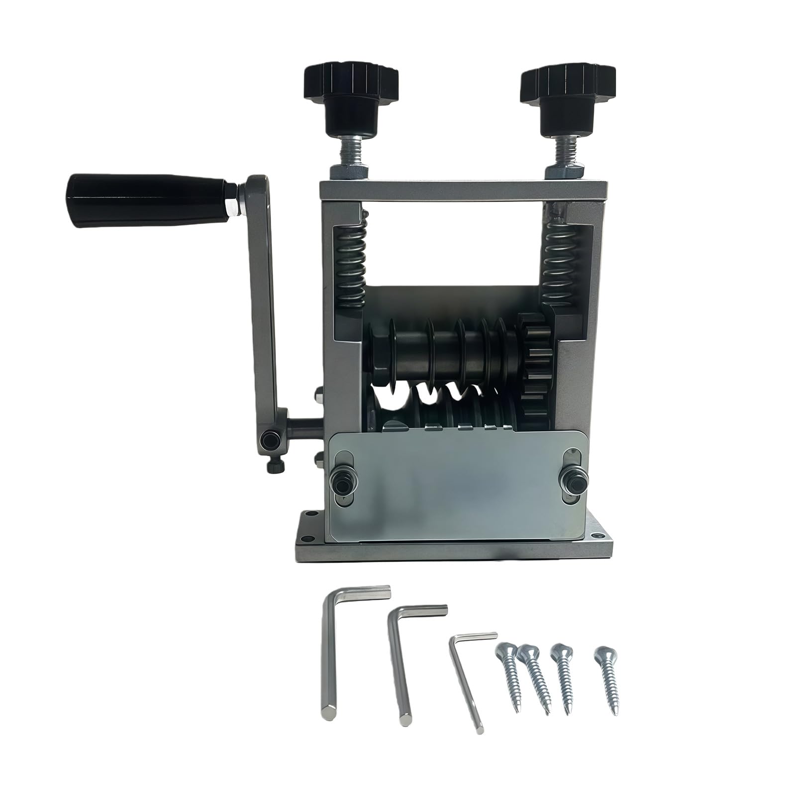 Msioytog Portable Multiple Hole Wire Stripper With Double Hand Crank And Electric Mode For Efficient Safe Stripping On Multiple Wire Gauges Hand Crank Stripper