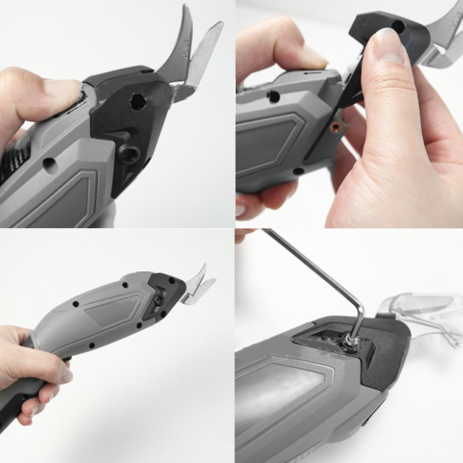 Cordless Electric Scissors with 2 Blades Rechargeable Powerful Shears Cutting Tool,fabric scissors, rotary cutter for Fabric Cardboard Carpet Leather Felt