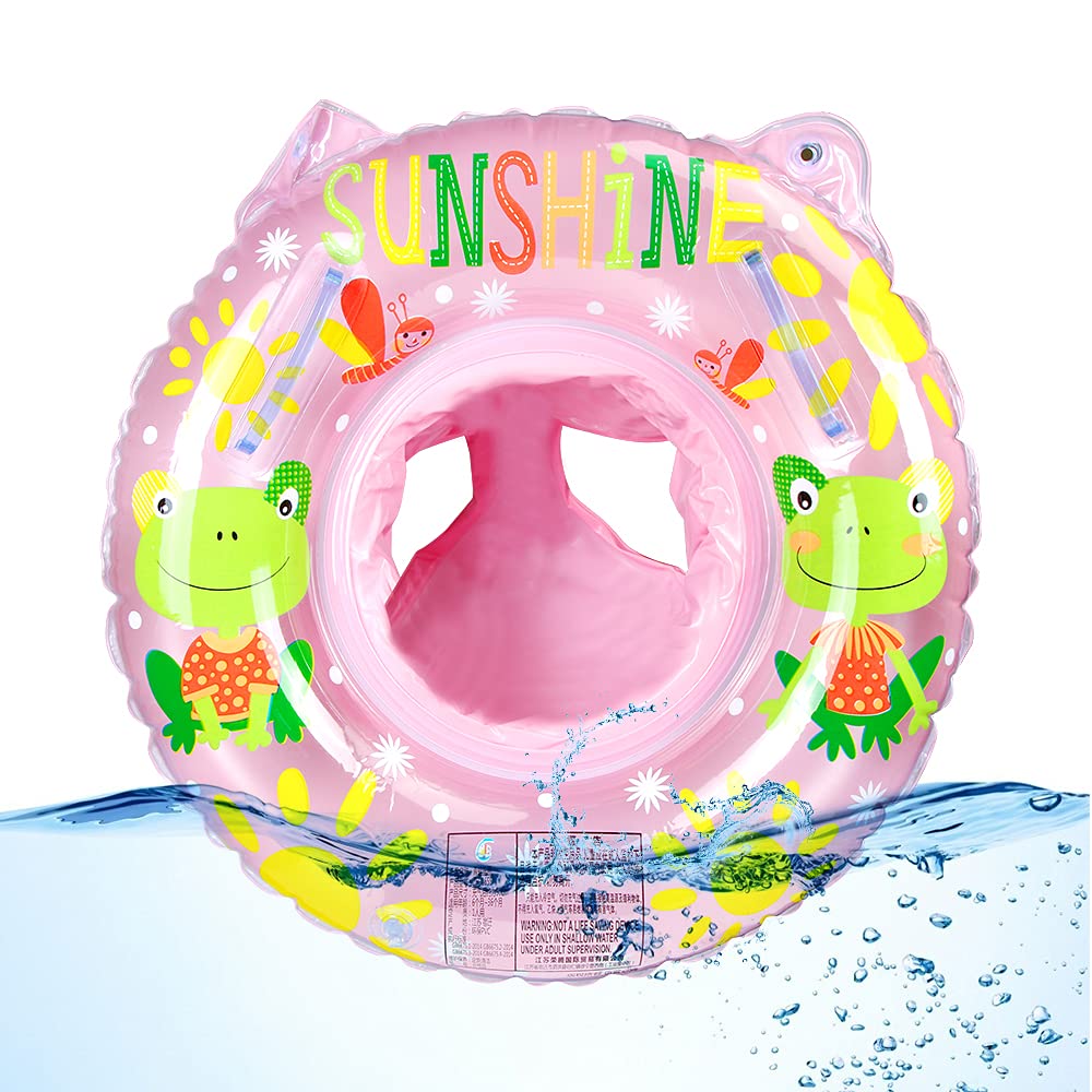 Anillo de Natación Bebe, Lindo Patrón Natación Inflable Flotador de Piscina Juguetes de Desarrollo de Natación en Agua para Bebé 6-36 Meses