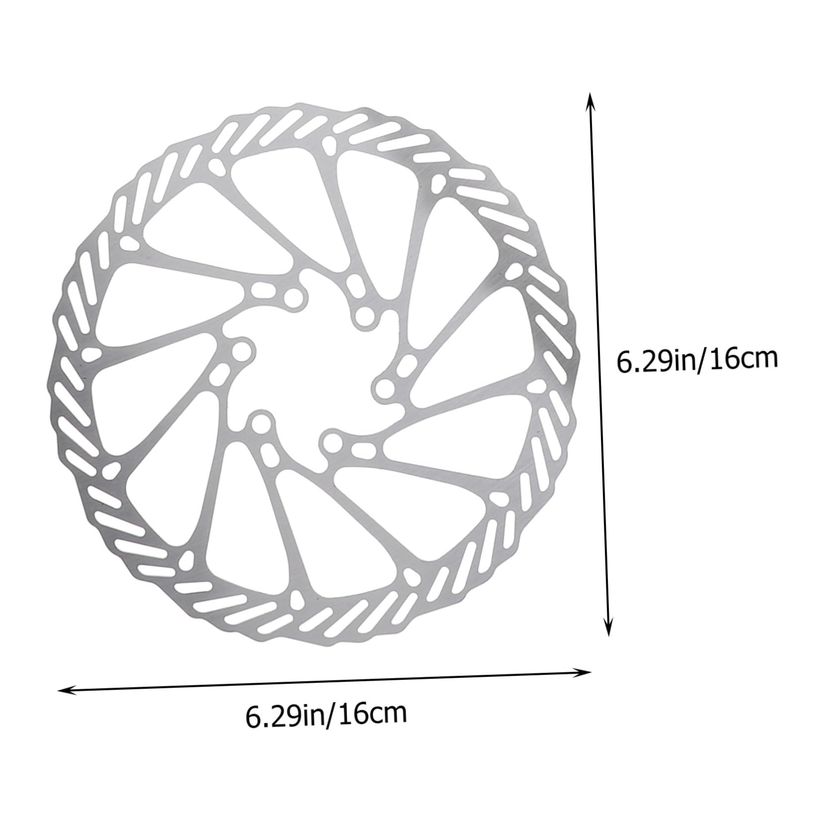ifundom Juego De Frenos De Disco para Bicicleta De Montaña y Carretera Pastillas De Freno Huecas De Alta Durabilidad Resistentes Diseño Antideslizante para Ciclismo Al Aire Libre