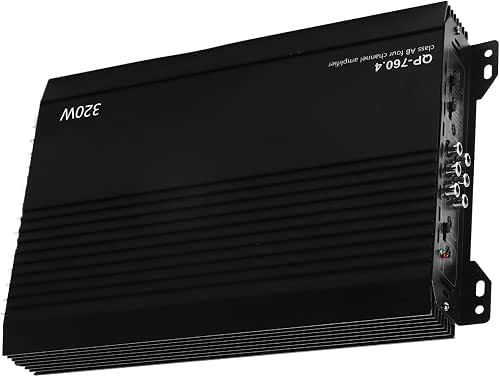 Aramox Car Stereo Amplifier 4 Channel High Heat Dissipation with