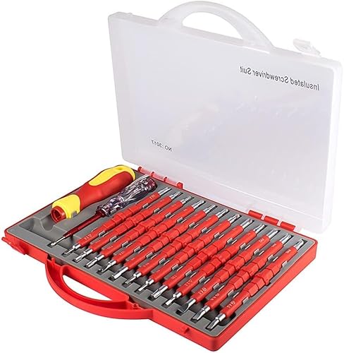 Dytabepl de 26 tournevis électriciens isolés 1000 V avec étui