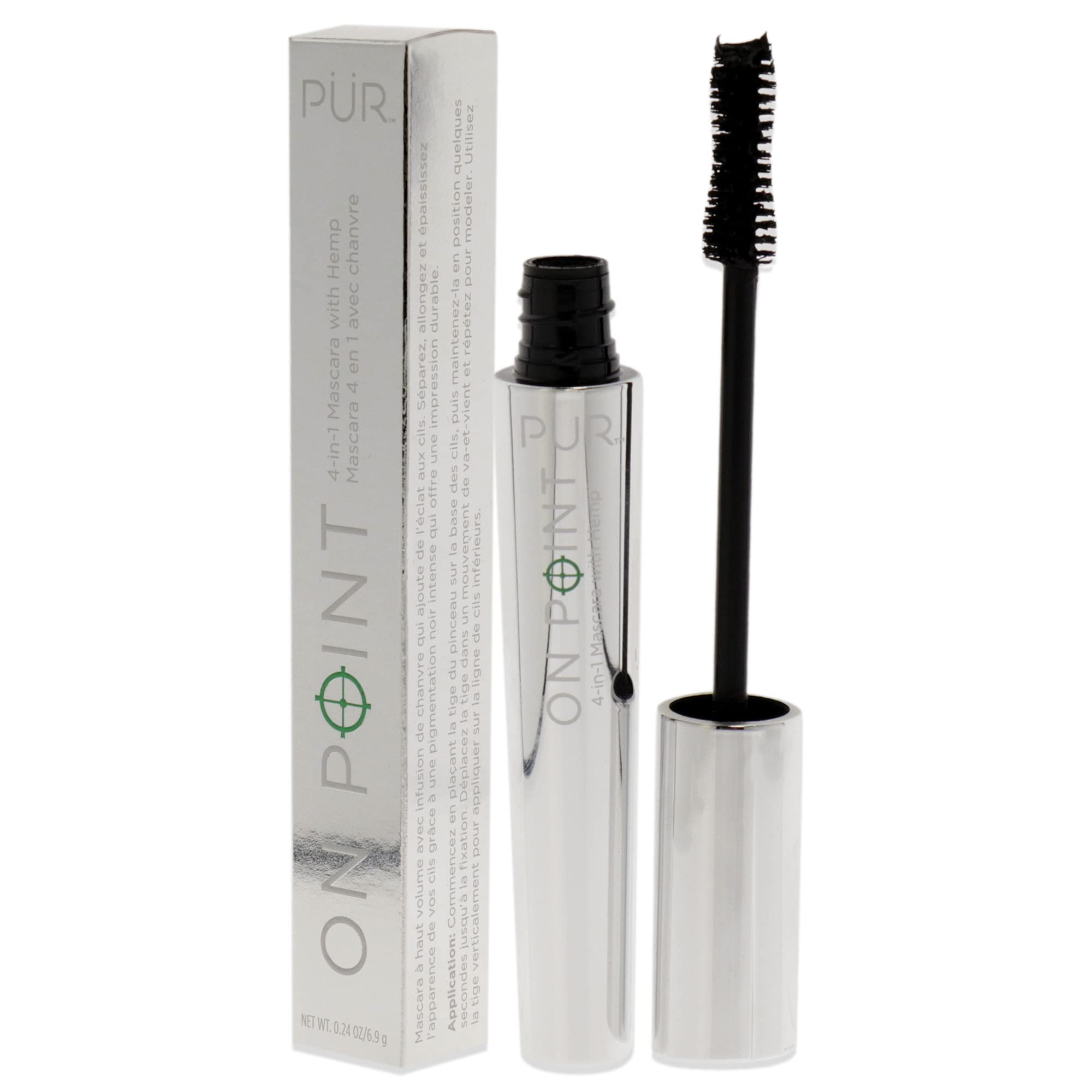 Pur Cosmetics On Point 4-in-1 Mascara With Hemp For Women 0.24 oz Mascara
