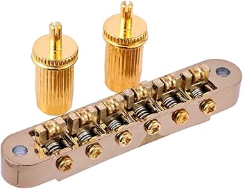 Amazon | 1 セットエレキギターブリッジ交換 6 弦ブリッジテールピース