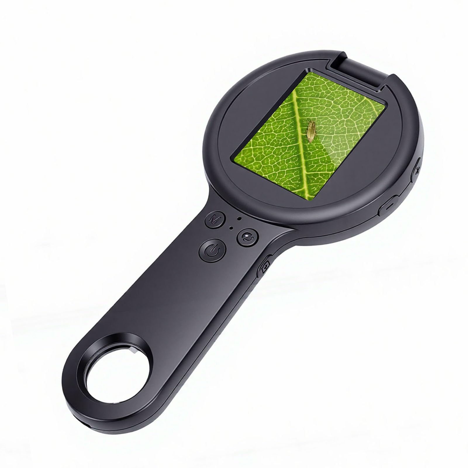 XUMIUZIY Microscopio Digital Portátil, Pantalla de 2,4 Pulgadas, (Black)