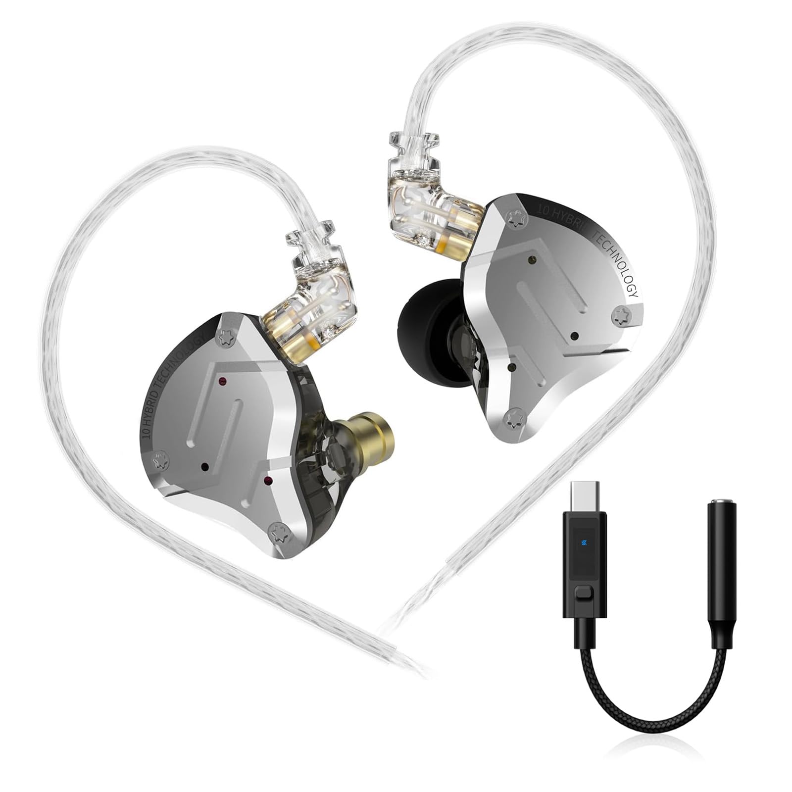 Amazon | KZ ZS10 Pro USB-C インイヤーモニター 4BA+1DD ハイブリッド Amazon | KZ ZS10 Pro USB-C インイヤーモニター 4BA+1DD ハイブリッド