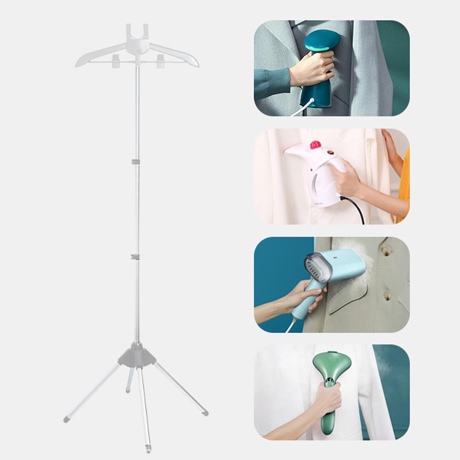 Supporto per vapore, portatile, per stirare, stirare, stirare, con guanto da stiro, attrezzatura per la cura del tessuto, per camera da letto, bagno, lavanderia, hotel