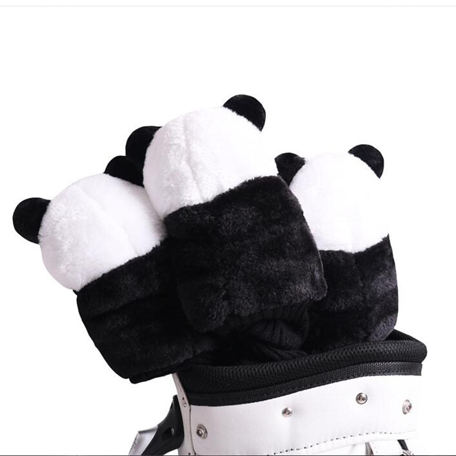 F Fityle Novedad Golf Club Headcover Animal Driver Head Cover Manga portátil para Mujeres Hombres Golfista