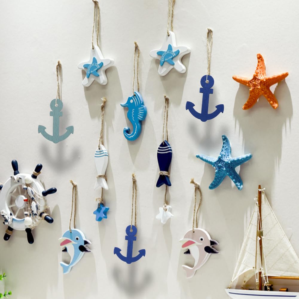 Ciondoli Legno A Forma Di Ancora - 30 Pezzi, Per DIY, Decorazioni E Regali - Foto 7