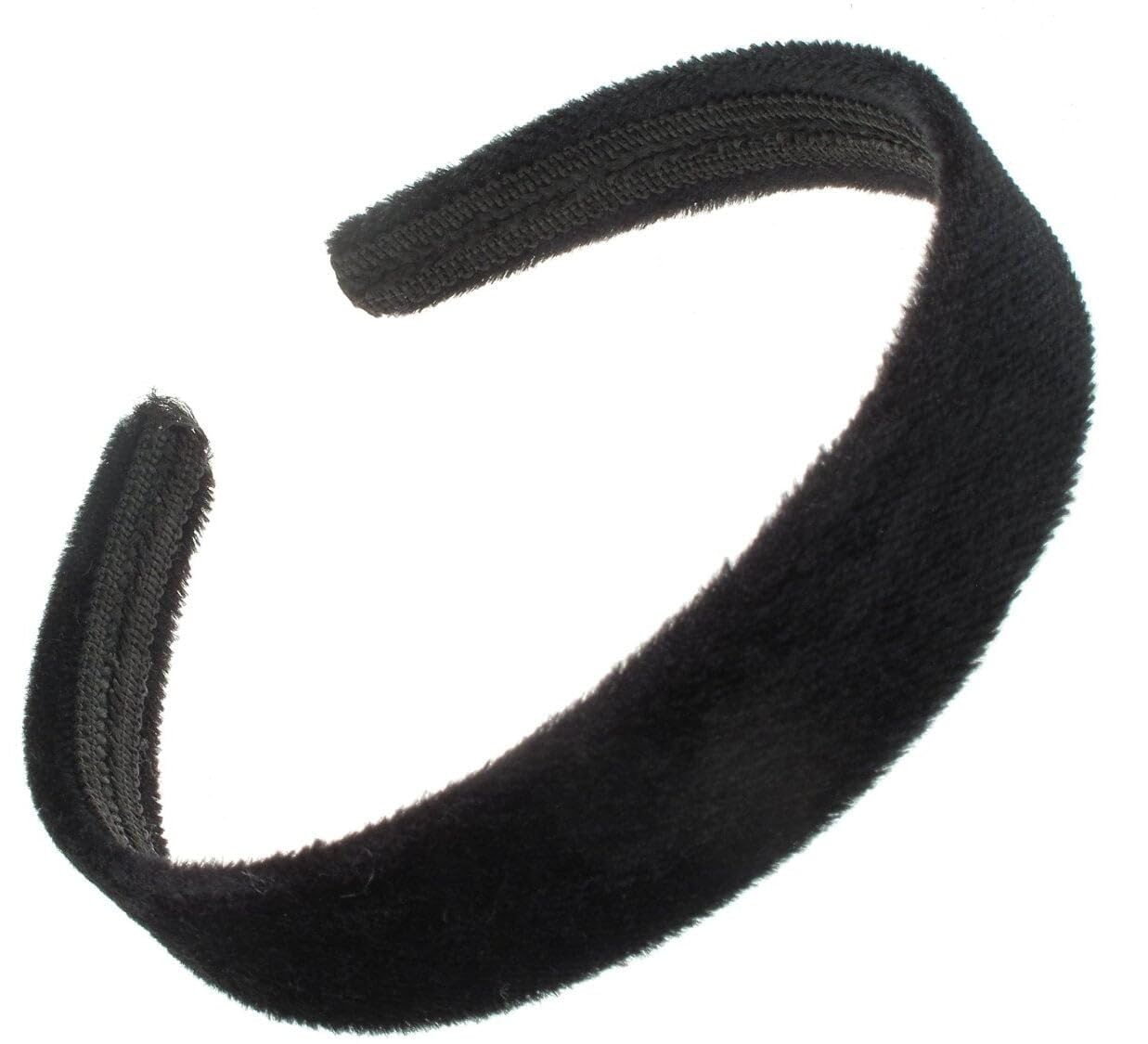 Arranview Jewellery Black velvet headband padded alice hair band