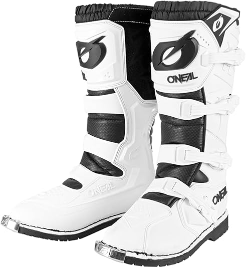 O'NEAL | motorcross laarzen | Enduro Motocross | anti-slip buitenzool voor maximale grip, ergonomische hielzone, geperforeerde voering | laarzen RMX | Volwassen | Zwart-grijs | Maat 42