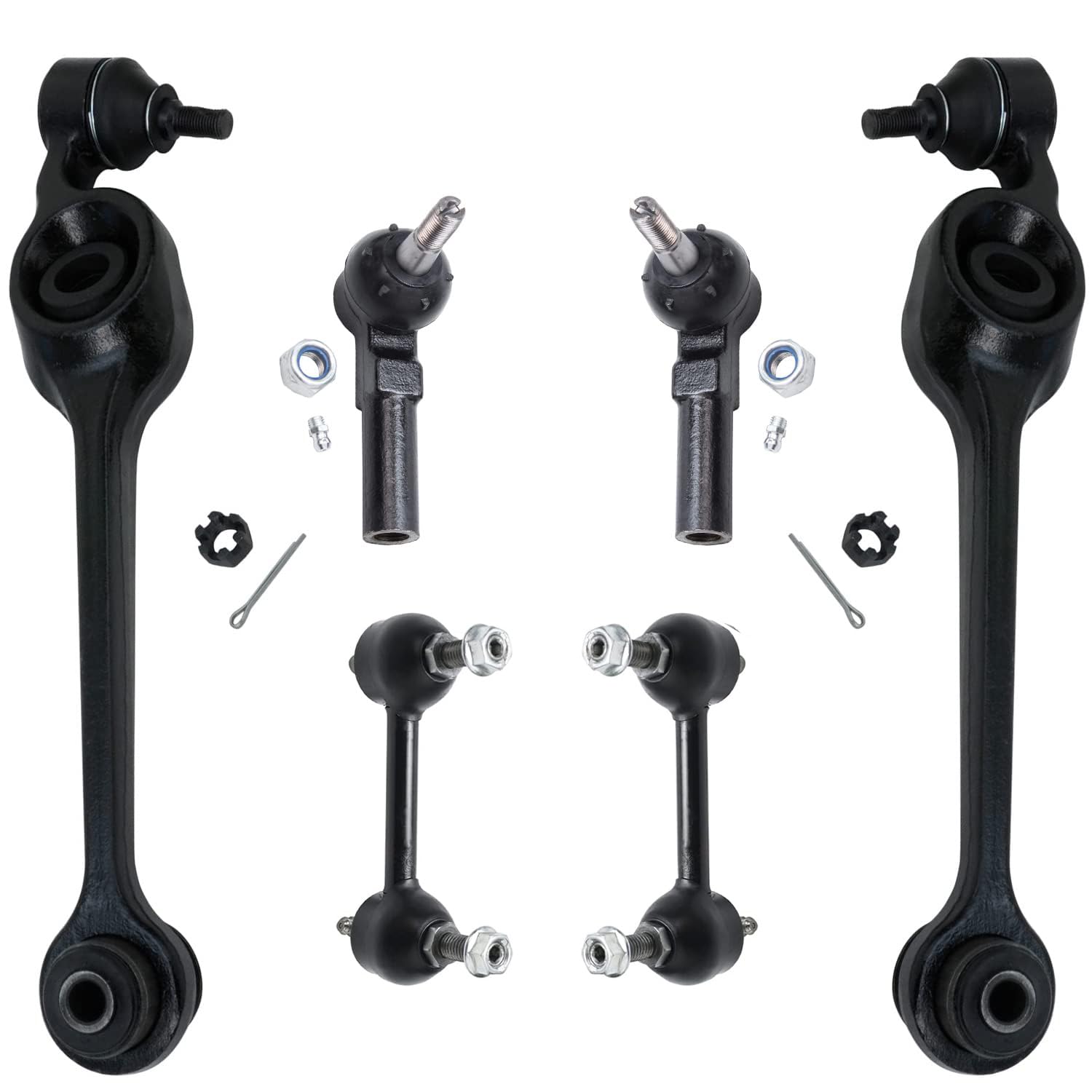 Detroit Axle - 6pc Front End Control Arms Kit for Saturn SC SC1 SC2 SL SL1