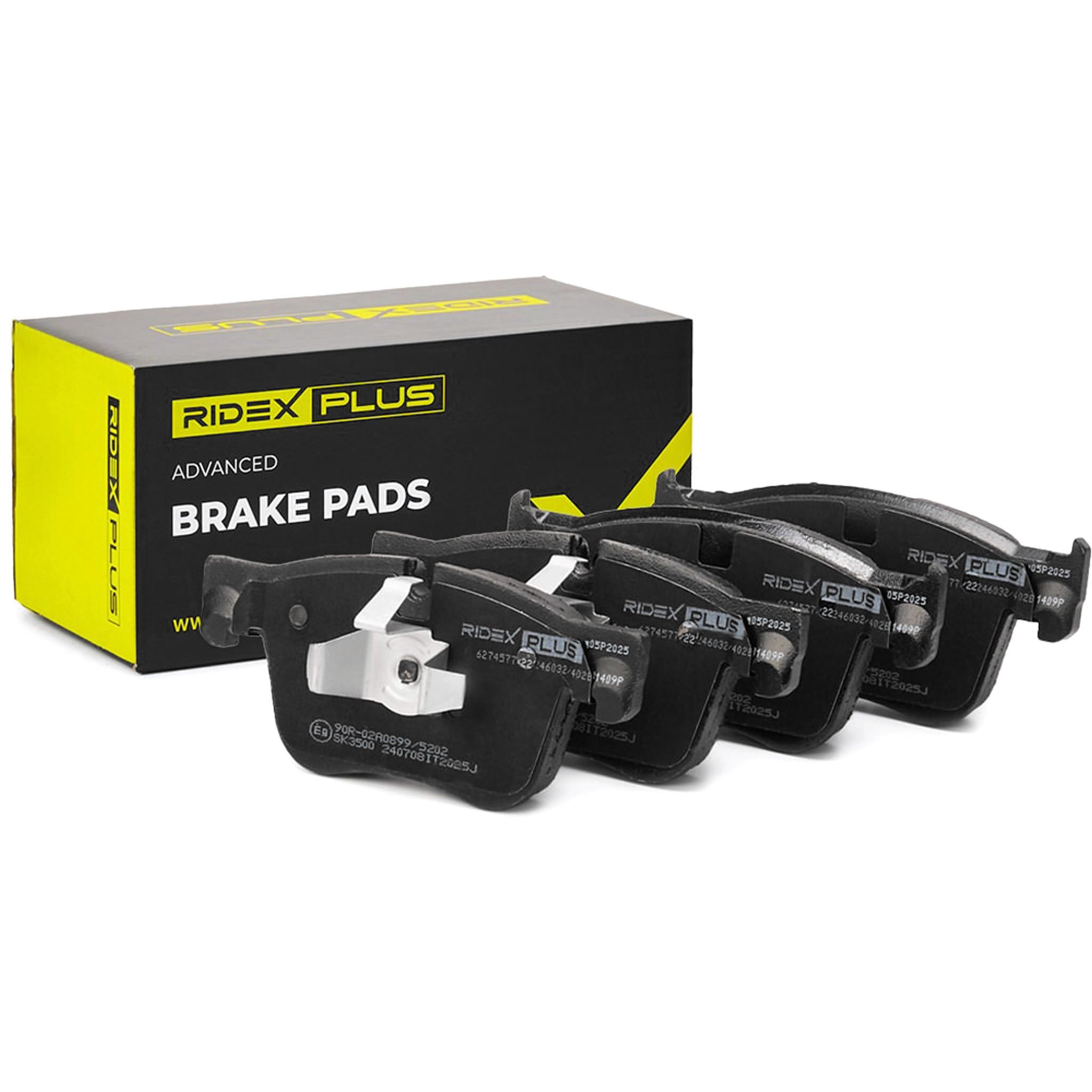 RIDEX PLUS 402B1409P Juego de pastillas de freno Delantero Compatible con CITROËN C4 II Grand Picasso DA, DE