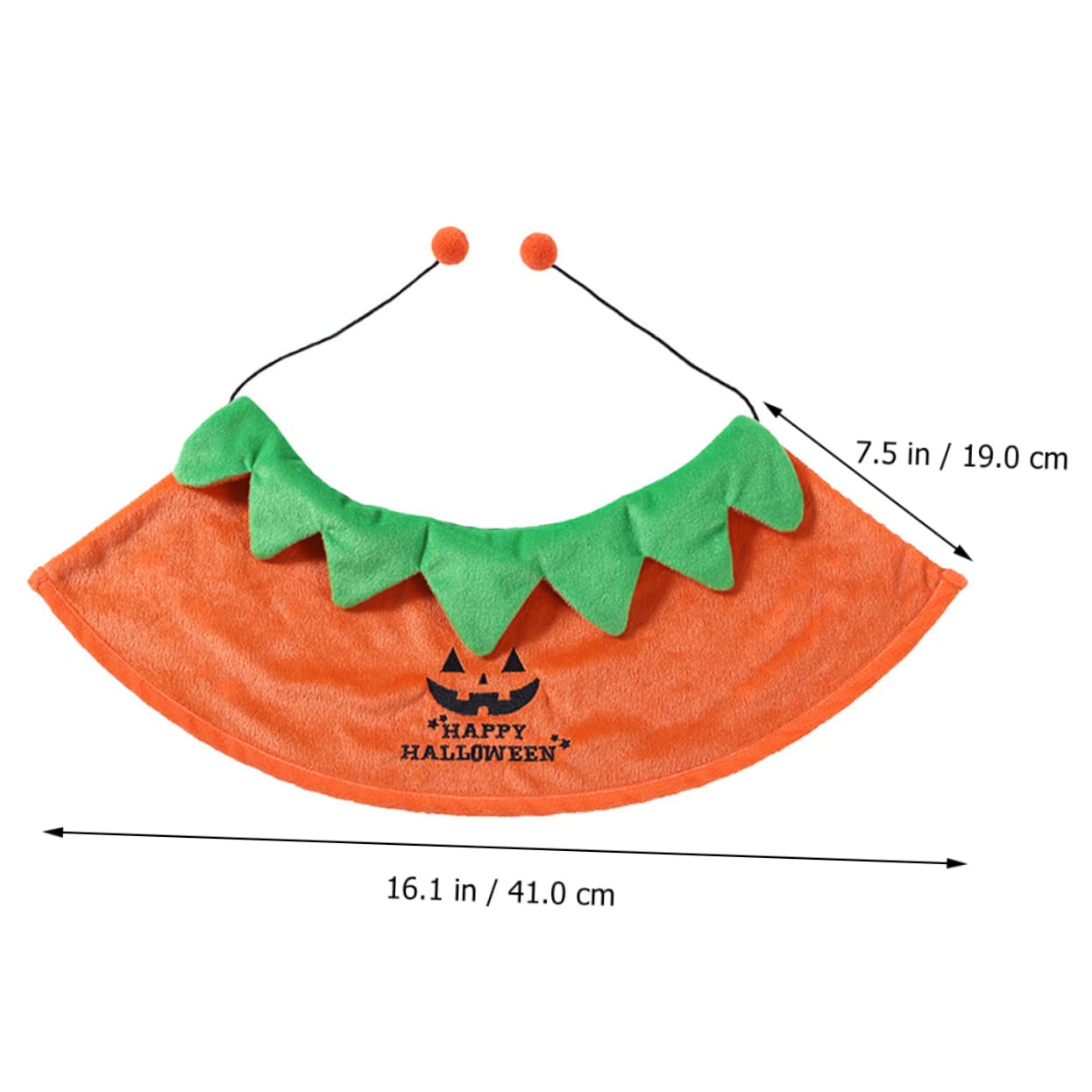 POPETPOP 3Pcs Accessori Per Il Cani Cartoni Animati Decorazione Regali Cat Cape Festival Orange Abbigliamento Decorazioni Divertente Pet Gattino Gatti Doppio Mantello Partito