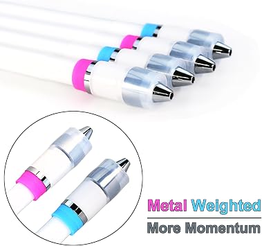 Pen Spinning Mod Original Ivan Mod Buster CYL Peem Mod, Weighted Spin Trick Pen for Beginner, Cotton Candy Blue Pink Grip