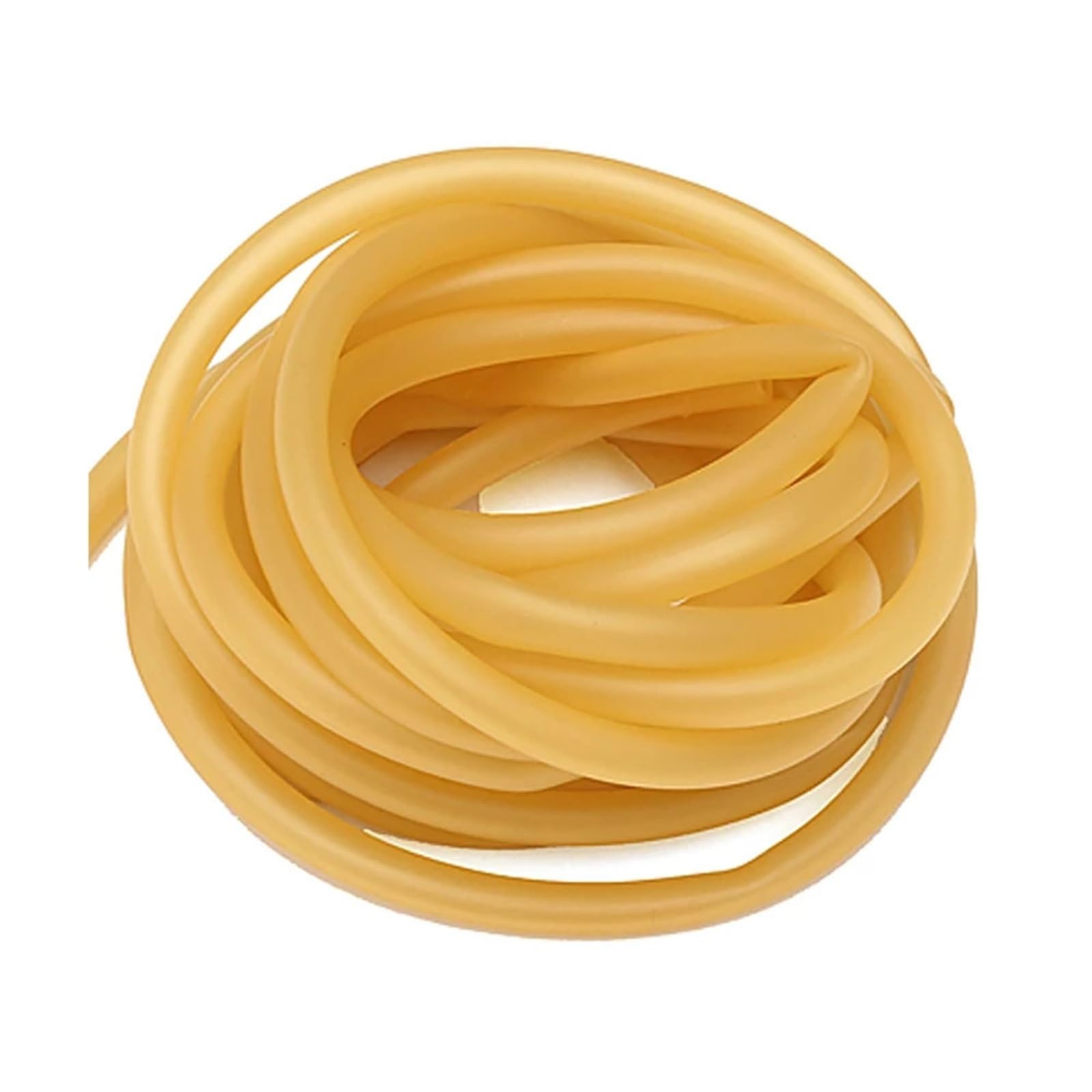 flexiable rubber Rubber Tube Yellow Vein Elastic Cord Natural Latex Hose Highly Elastic 2mm 3mm 4mm 6mm 7mm 8mm 10mm 12mm 17mm drain elastic (Size : 1Meter, Color : ID 2mm x OD 4mm)