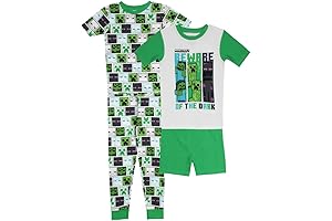 Boys' Minecraft Glow in the Dark Pajamas