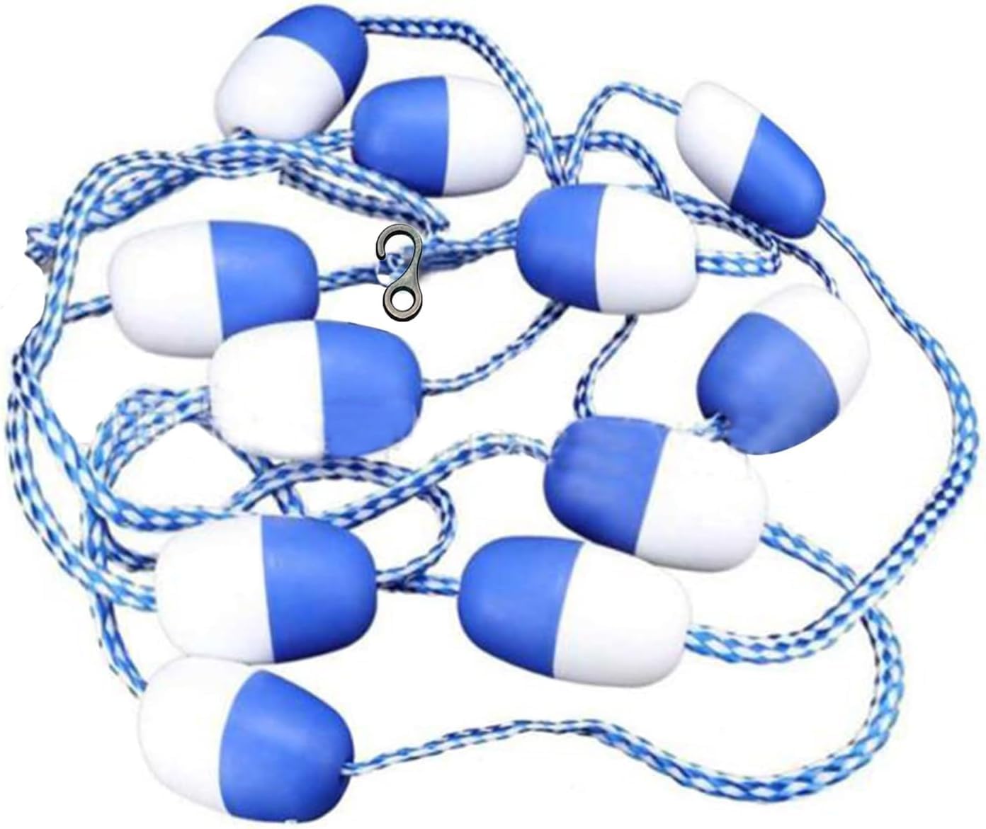 Kit de corde de sécurité pour piscines en eaux peu profondes et profondes - Flottante 1m