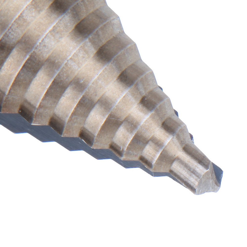 Set 5 Punte A Gradino In Cobalto HSS - 50 Misure Per Fori In Legno E Metallo | Custodia In Alluminio Inclusa - Foto 2