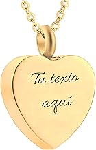 Personalized Silver Women Necklace | Laser Engraved Necklace with Name or Initials | Fine Jewelry Personalized Stainless Steel Gift for Women Friend Mother Length 45cm