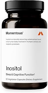 Momentous Inositol Supplement - Myo-Inositol for Mood Balance, Cognitive Function, & Rest Quality Support - Vegan - GMO- & Gluten-Free - NSF Certified for Sport - 60 Servings