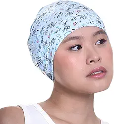 SANTA CLARA Touca P/Cabelo Nero C/Barra Estampada