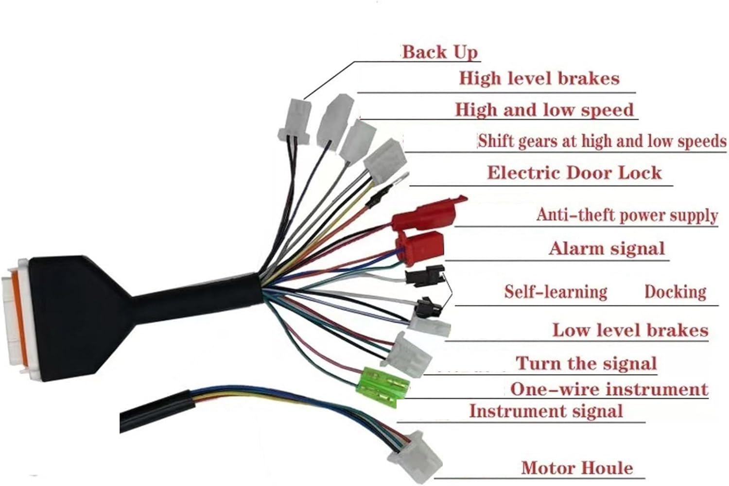 Brushless Motor Controller For Electric Bike Modification Accessory 60-72V 3000W 80A Motor Speed Controller