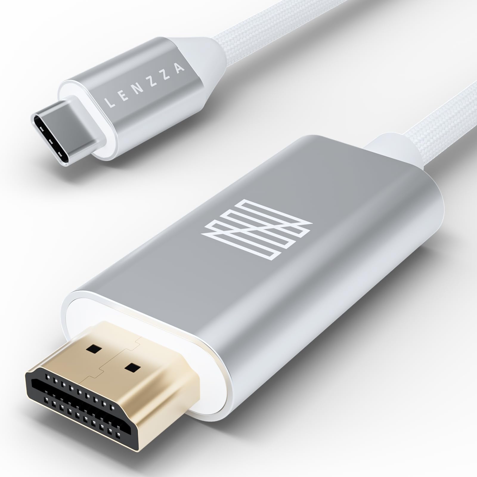 Amazon | LENZZA【USB-C-HDMI ミラーリングアダプターケーブル(1.8m