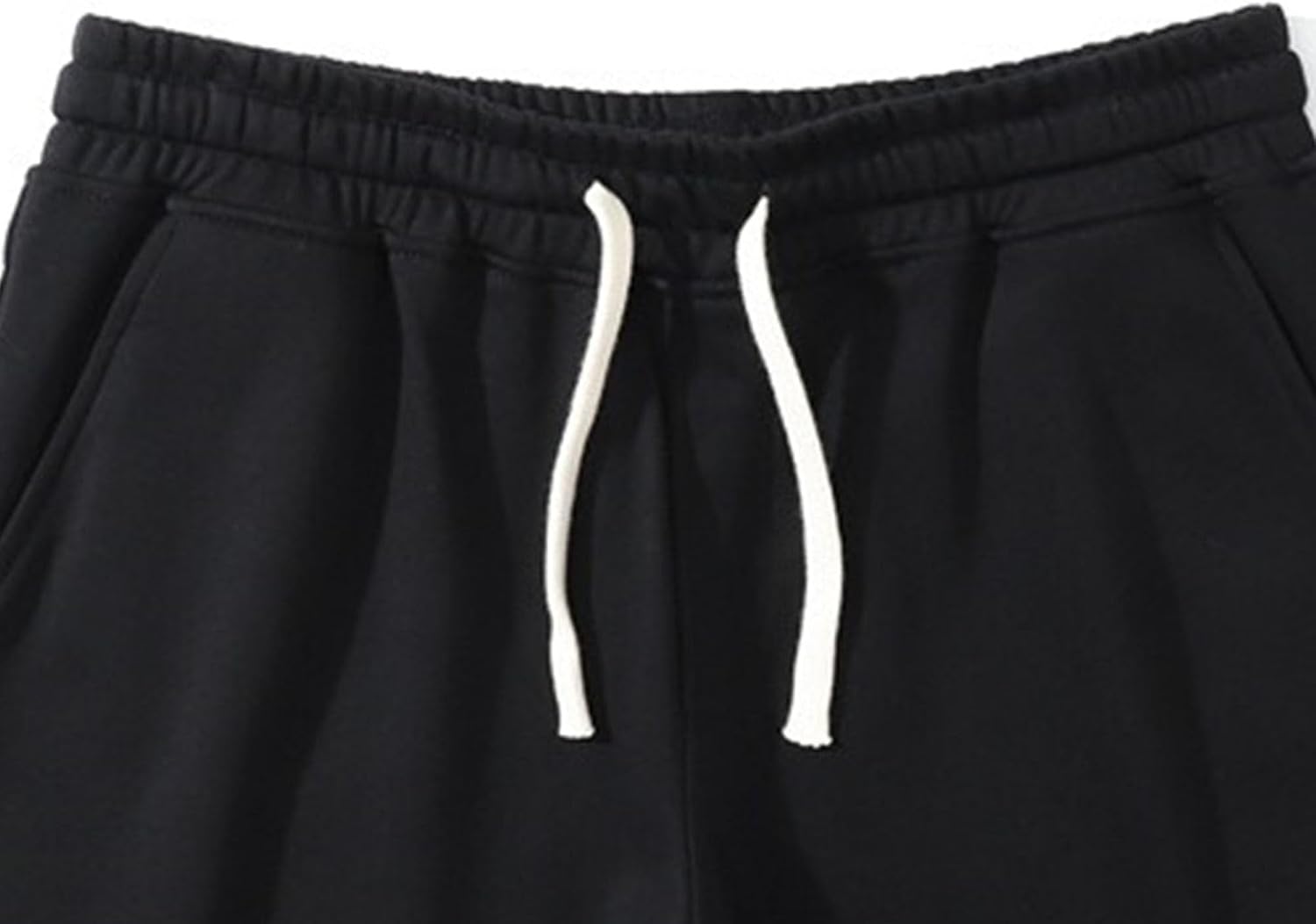Maiyifu-GJ Men's Athletic Workout Shorts Cotton Casual Shorts for Men Elastic Waist Drawstring Jogger Short Pants